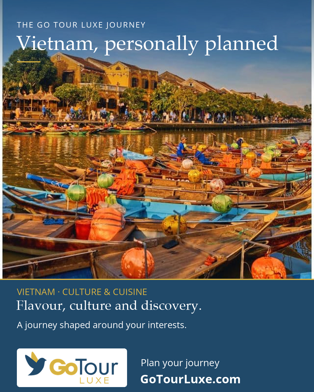 Approved Vietnam artwork showing Hoi An and lantern boats